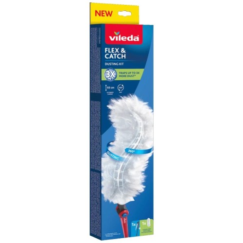 Vileda Krpa za prašinu s dugom drškom i fleksibilnim umetkom - Flex & Catch