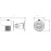 Eule Kamera IP, 2.4MP, PoE, 1/2.8" HD Lens, 3.6mm, IR20, Cloud - CAM-20IP2