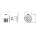 Eule Kamera IP, 2.4MP, PoE, 1/2.8" HD Lens, 3.6mm, IR20, Cloud - CAM-20IP2