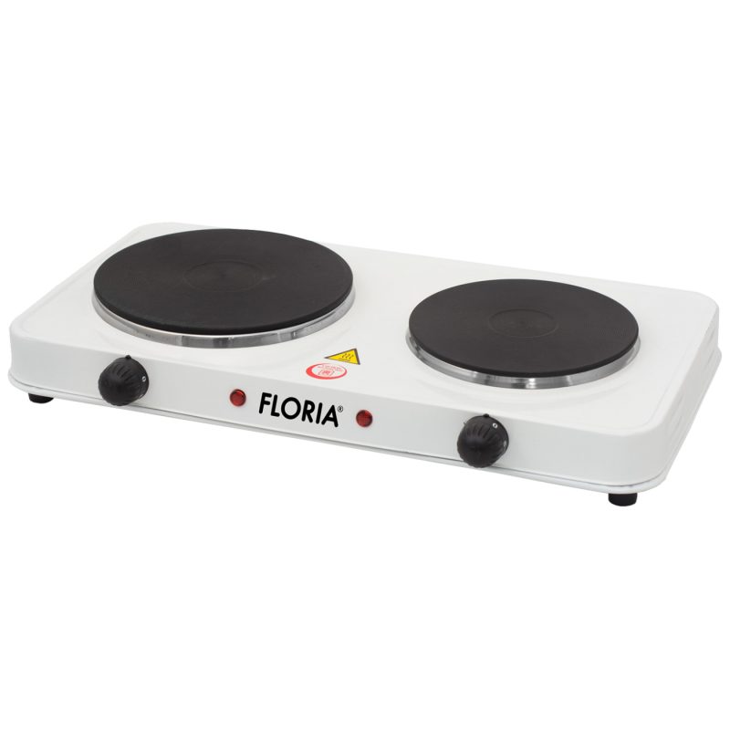 Floria Električno kuhalo, 2 ploče - 15/18 cm, 1500 W, bijela - ZLN2843 OLD