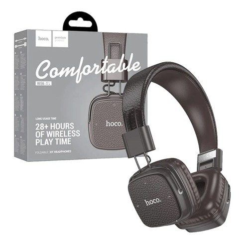 hoco. Bežične/žične slušalice, Bluetooth, AUX - W56 Earl, Brown