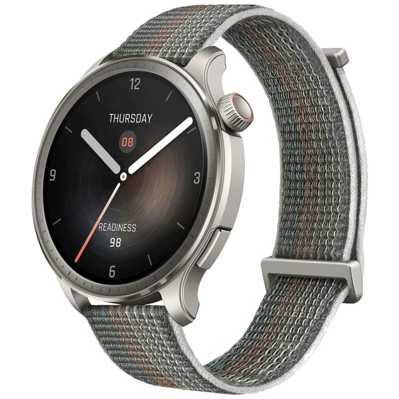 Amazfit Pametni sat, 1.5" AMOLED, vodootporan 5ATM, BT, WiFi, GPS - Balance Nylon - Sunset Grey