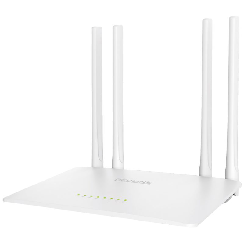 REDLINE Wireless N Router,Dual Band,4 port,1166 Mbps, 4x5 dBi antena - RL-WR4400