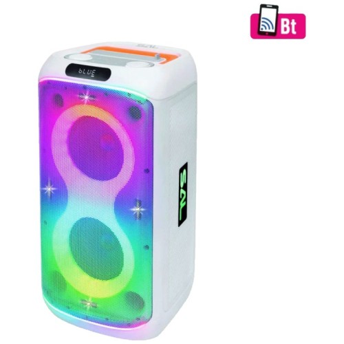 SAL Zvučnik bežični sa mikrofonom, Bluetooth, LED efekti, 60W - PAR216WH