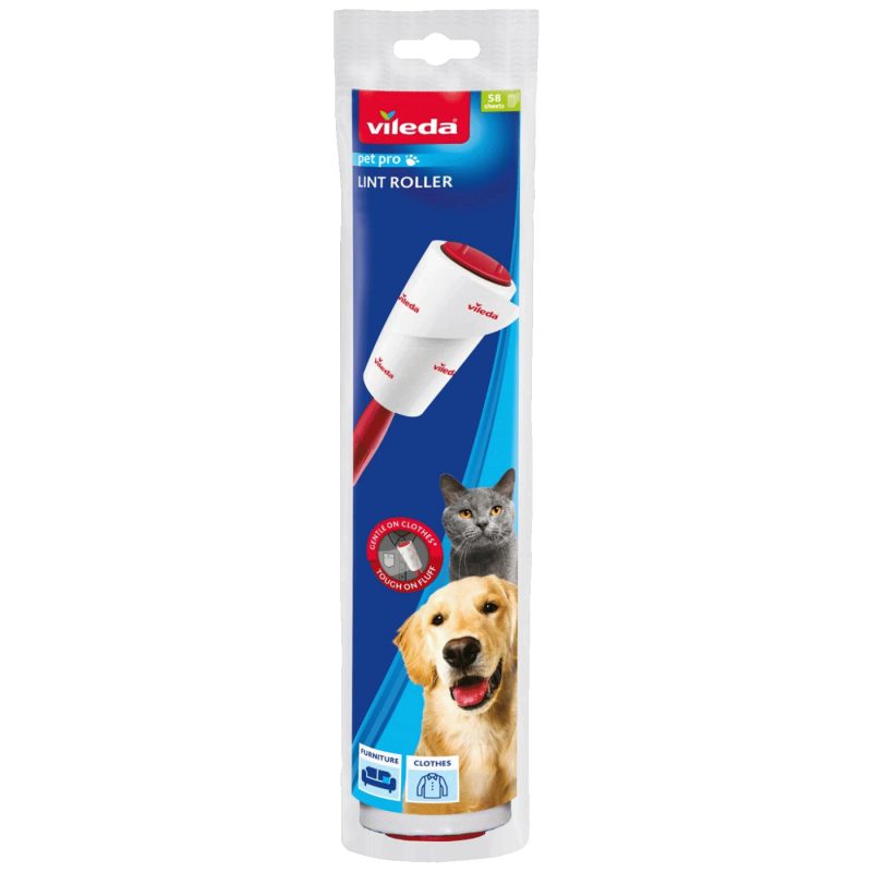 Vileda Valjak za uklanjanje dlačica, kose i sitnih nečistoća - Lint Roller Pet Pro