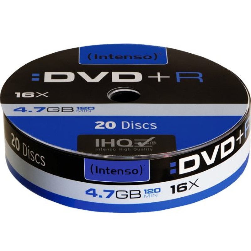 Intenso DVD+R 4,7GB pak. 20 komada Spindle - DVD+R SHRINK 4,7GB/20Spindle
