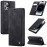 CaseMe Futrola preklopna za iPhone 14 Pro Max, koža, crna - Flip Lea. P. Case iPhone 14 Pro Max