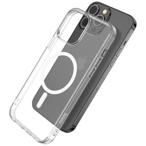 hoco. Maska za iPhone 14 Pro, magnetic, transparent - Phone case iP14 Pro