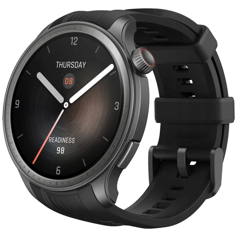 Amazfit Pametni sat, 1.5" AMOLED, vodootporan 5ATM, BT, WiFi, GPS - Balance Silicon - Midnight