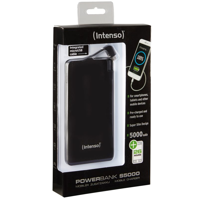 Intenso Punjač prijenosni za mobitele i tablete 5000mAh, slim - POWERBANK slim 5000