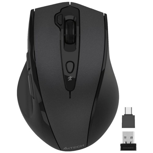 A4Tech Bežični miš optički, 2000 dpi, USB nano prijemnik + USB-C - A4-G7-810 AIR2