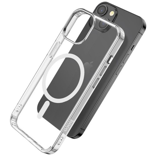 hoco. Maska za iPhone 14, magnetic, transparent - Phone case iP14