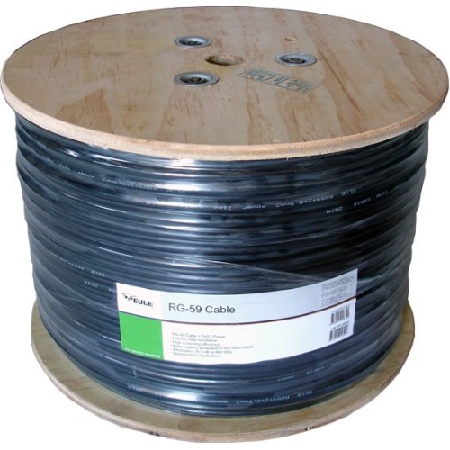 Eule RG-59 kabl sa napajanjem, 2x0,75mm, 305met - CAB-7305