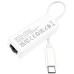 hoco. Adapter USB type C na LAN - UA22 type C
