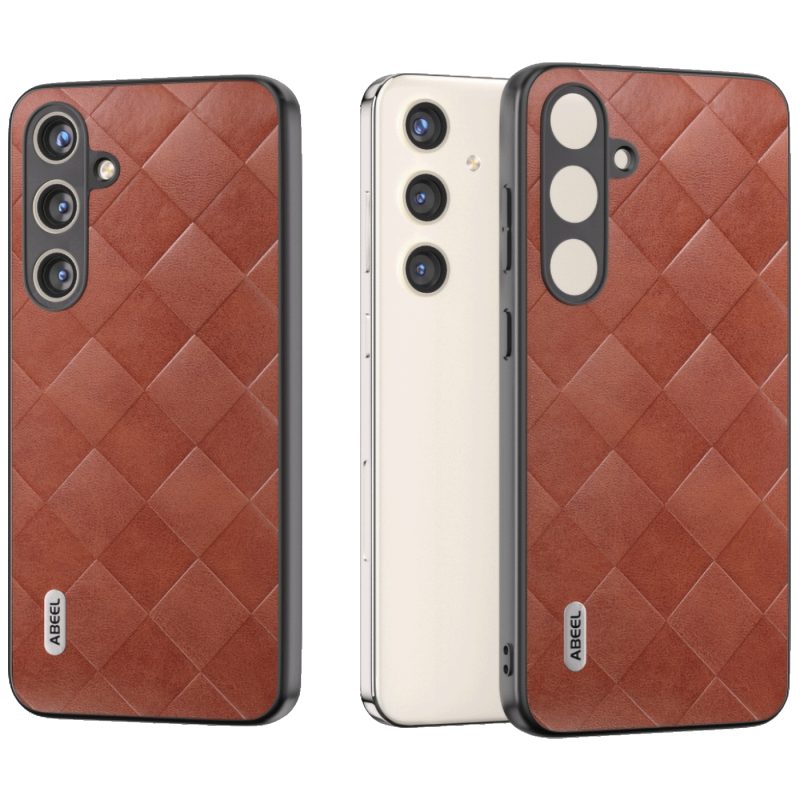 NN-Su Maska za Samsung S24+, TPU + PC + PU koža - Galaxy S24+ PU Phone Case(Brown)