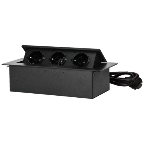Orno Produžni kabel sa 3 x Schuko utičnice, ugradbena - OR-GM-9033(GS)/B