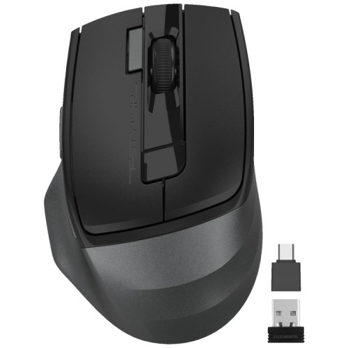 A4Tech Bežični miš, optički, 2000 dpi, USB nano prijemnik + USB-C - A4-FG45CS AIR2