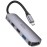 hoco. Konverter USB HUB type C to HDTV, USB3.0/USB2.0/PD/HDMI - HB28