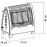 home Plinska grijalica, 4200 W, crna, A - FG420