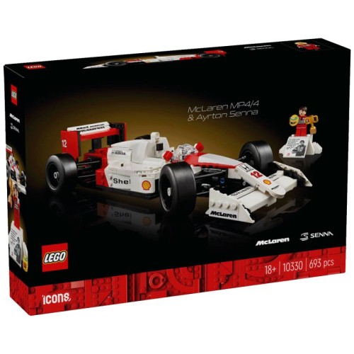 Lego McLaren MP4/4 i Ayrton Senna, LEGO Icons - McLaren F1 MP4/4 i A.Senna