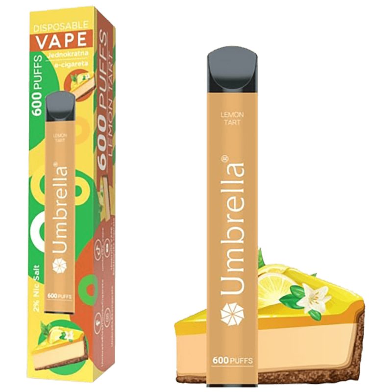 Umbrella Cigareta elektronska, jednokratna, Lemon Tart 20mg - 600 Puffs Lemon Tart 20mg