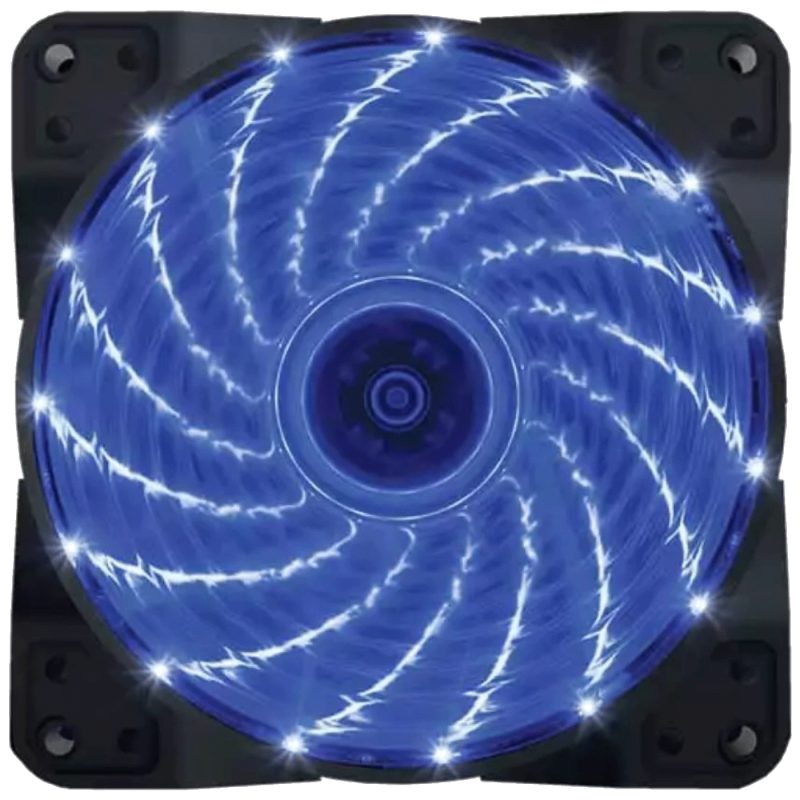 Zeus Ventilator za kućište, 120 mm, Blue LED - Case Cooler 120x120 Blue