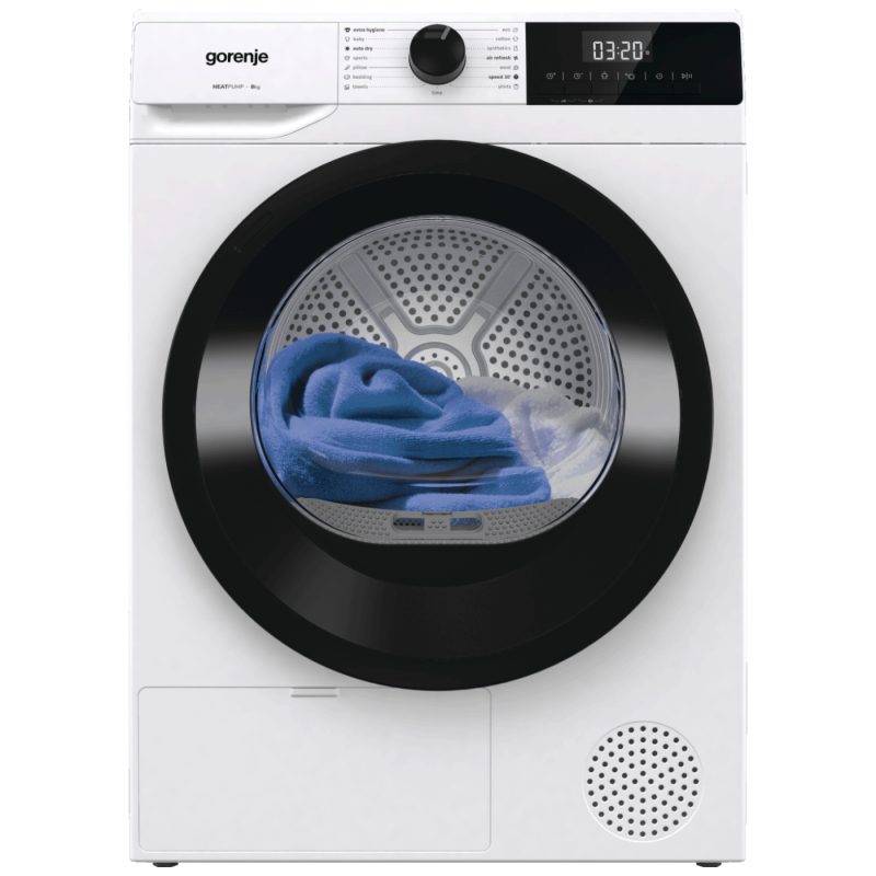 Gorenje Mašina za sušenje veša sa toplotnom pumpom, 8 kg., D - DHNE82
