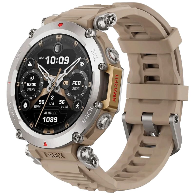 Amazfit Pametni sat, 1.39" AMOLED, vodootporan 10ATM, BT, WiFi, GPS - T-REX Ultra Sahara