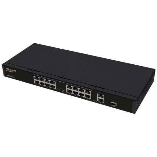 REDLINE PoE mrežni switch, 16 port RJ-45 - RL-S8616E