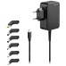 Tracer Adapter / Punjač za laptop, univerzalni, 7u1, 65W - NOTEBOOK CHARGER PRIME 65W 7IN1