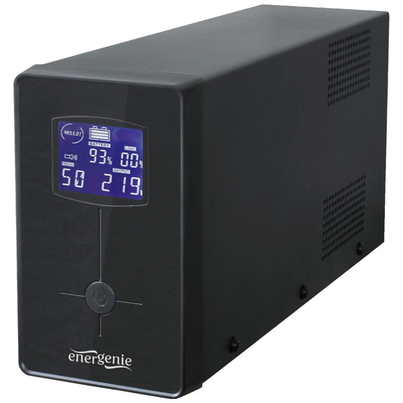 Gembird UPS/ Izvor neprekidnog napajanja, 650VA, LCD display - EG-UPS-031
