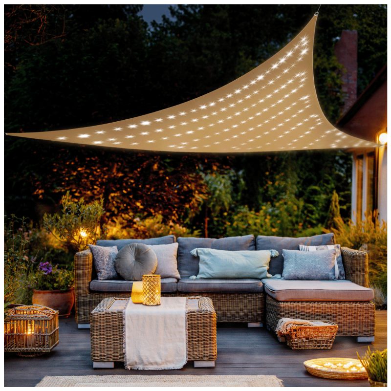 home Tenda sa solarnim panelom, 140 LED, 8 programa - MXNV3