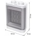 home Grijalica sa keramičkim PTC grijačem, 750 / 1500 W - FK50