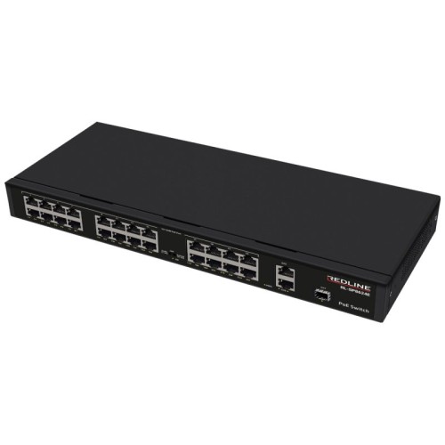 REDLINE PoE mrežni switch, 24 port RJ-45 - RL-S8624E