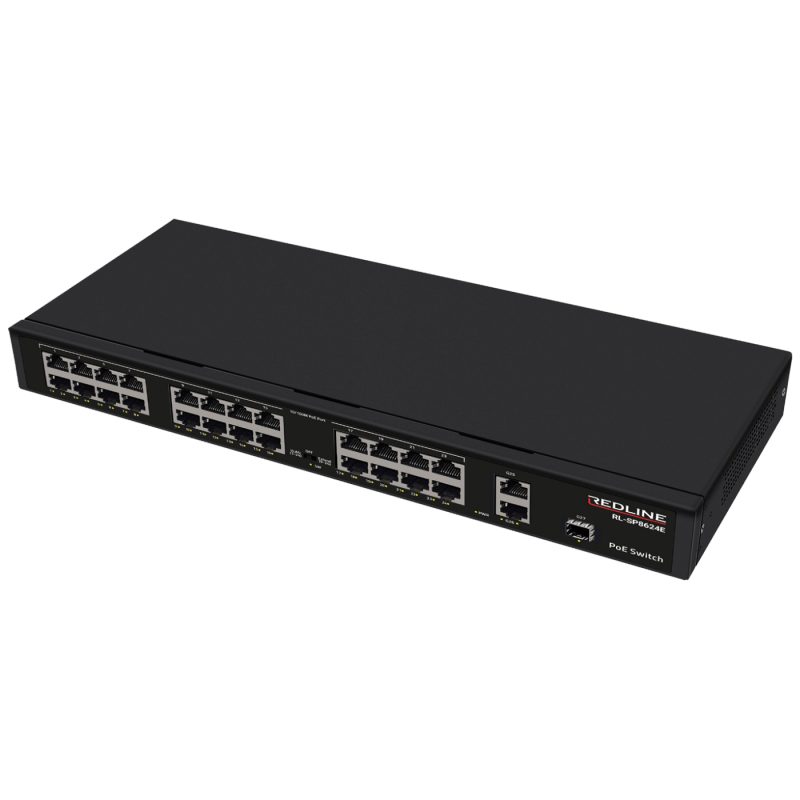 REDLINE PoE mrežni switch, 24 port RJ-45 - RL-S8624E