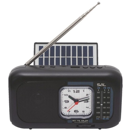 SAL Radio prijemnik sa solarnim napajanjem, FM-AM-SW, Bluetooth - RPH3