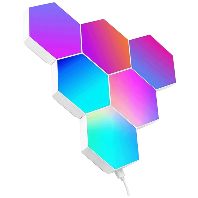 Tracer Pametna RGB svjetiljka, hexagon, set - Smart Hexagon RGB lamps