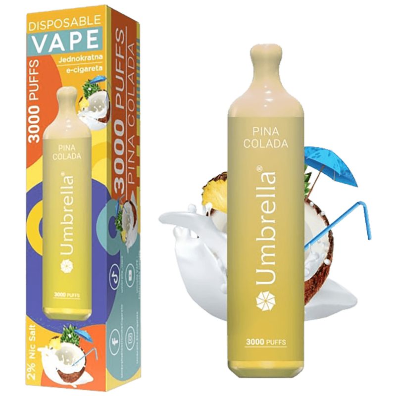 Umbrella Cigareta elektronska, jednokratna, Pina Colada 20mg - 3000 Puffs Pina Colada 20mg