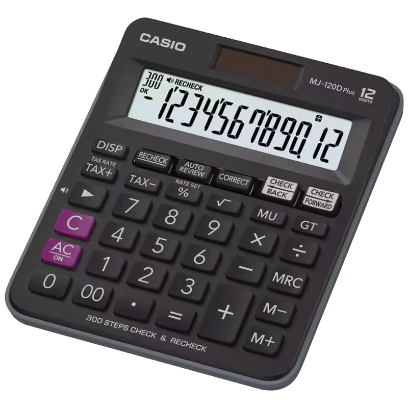 Casio Kalkulator, solarno / baterijsko napajanje - MJ-120D PLUS
