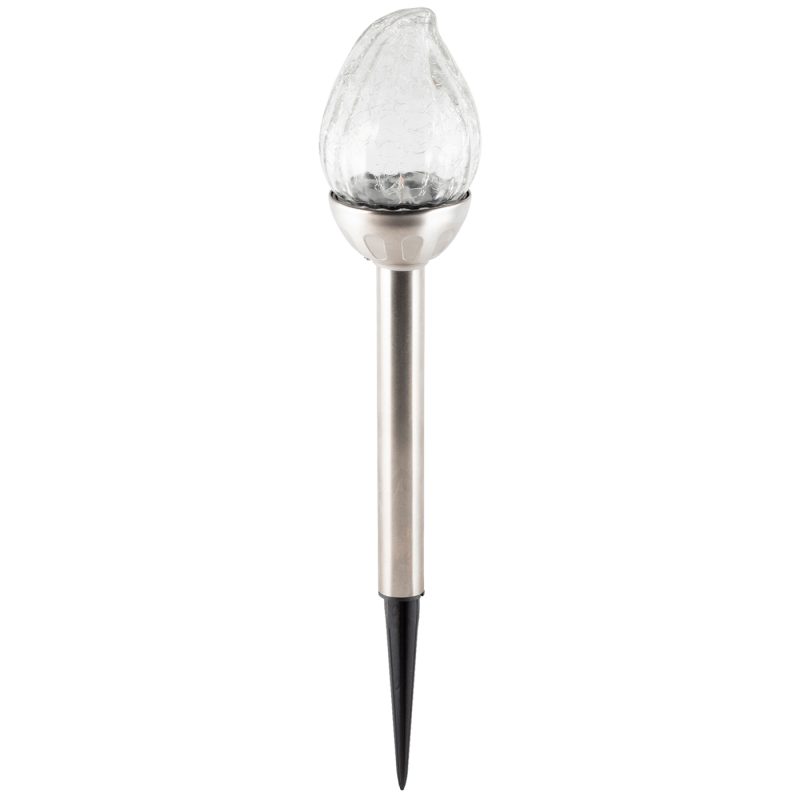 home Solarna vrtna LED lampa, metal / staklo - MX 815