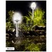 home Solarna vrtna LED lampa, metal / staklo - MX 815