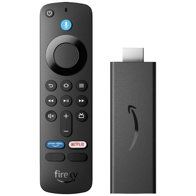 Amazon TV Stick, 4K, Media Player, 8 GB, WiFi6, Bluetooth - Fire TV Stick 4K Plus