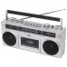 SAL Retro radio + BT bežični zvučnik, FM, MP3, USB, AUX - RRTBRONX