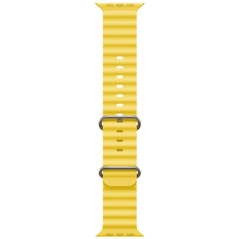 hoco. Silikonski remen za iWatch, 42/44/45/49mm, žuta - iWatch WA12 Yellow