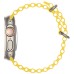hoco. Silikonski remen za iWatch, 42/44/45/49mm, žuta - iWatch WA12 Yellow
