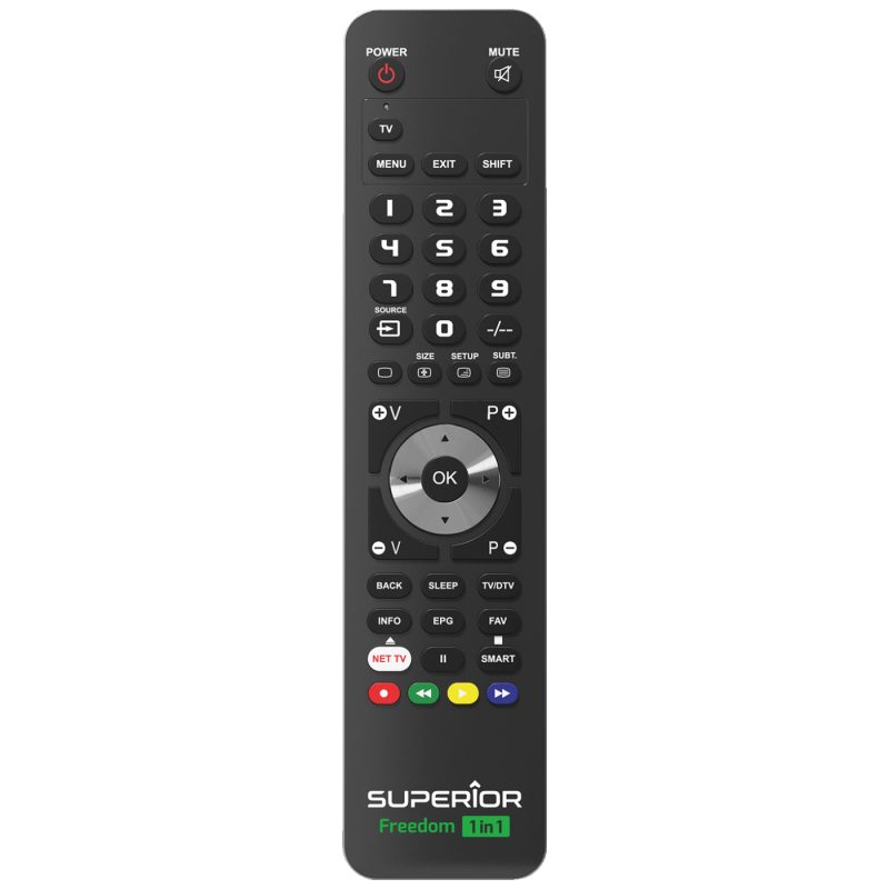 Superior Daljinski upravljač, za 1 uređaj, PC programiranje - SUPERIOR 1:1 FREEDOM - black