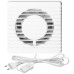 Virone Aspirator ugradbeni za ventilaciju, kabel i prekidač, 100 mm - BF-100/PS