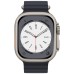 hoco. Silikonski remen za iWatch, 42/44/45/49mm, plava - iWatch WA12 Midnight Blue