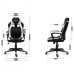 Huzaro Gaming stolica, bijelo / crna - Force 2.5 White Mesh