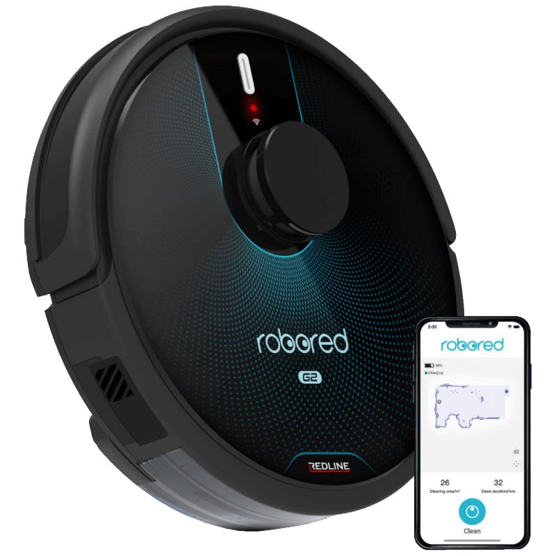 REDLINE Robot, usisavač, baterija 5200 mAh, WiFi - G2 Robored